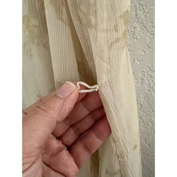 NWT Elizabeth&James Layered Drew Dress 8 Silk Cream Floral Romantic Fairy READ - Picture 13 of 13